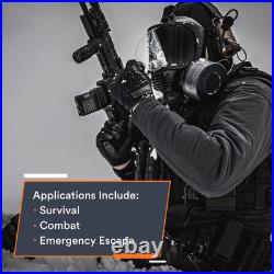 Gas Mask Filter Certified CBRN Filter for Full Face Respirator Mask, 40 mm