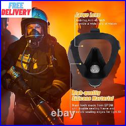 Gas Mask, Full Face Gas Mask Survival Nuclear and Chemical with Standard 40Mm Ac