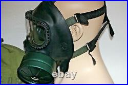 Gas Mask Full Face Respirator Size Medium With Extras