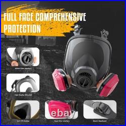 Gas Mask Respirator 2 Pack Full Face Gas Masks Survival Nuclear and Chemical Re