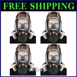 Gas Mask Respirator Set with 40MM Activated Carbon Filters Gas Mask Respirator Set with 40MM Activated Carbon Filters