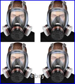 Gas Mask Respirator Set with 40MM Activated Carbon Filters