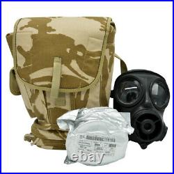Gas Mask S10 Avon 2003 with Filter Field Pack DDPM Respirator Rubber Black #10
