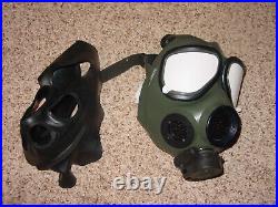Gas Mask Survival Nuclear and Chemical, Full Face Respirator Mask with Case L