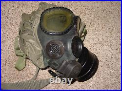 Gas Mask Survival Nuclear and Chemical, Full Face Respirator Mask with Case M