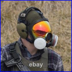 Gas Mask Survival Nuclear and Chemical Full Face Respirator Organic Vapor & Pa