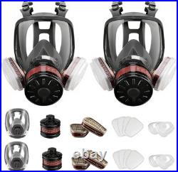 Gas Mask for Chemical, Full Face Respirator for Spray Paint