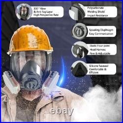 Gas Masks Survival Nuclear and Chemical 4Pack Full Face Gas Mask with 40mm