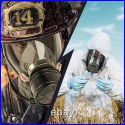 Gas Masks Survival Nuclear and Chemical 4Pack Full Face Gas Mask with 40mm