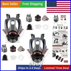 Gas Masks Survival Nuclear and Chemical, Full Face Respirator for Spray Paint