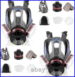 Gas Masks Survival Nuclear and Chemical, Full Face Respirator for Spray Paint