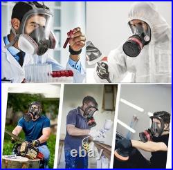 Gas Masks Survival Nuclear and Chemical, Full Face Respirator for Spray Paint