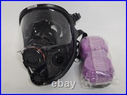 Gas mask Honeywell North 760008A Full Face Respirator Mask With 2 Filters New