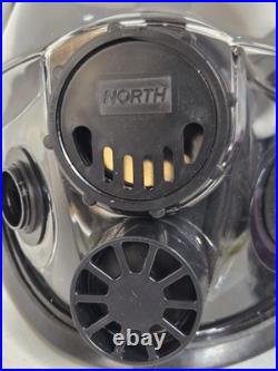 Gas mask Honeywell North 760008A Full Face Respirator Mask With 2 Filters New