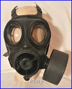 Genuine British Army S10 Gas Mask Respirator with RARE Lens Inserts 1