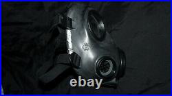 Genuine single port LEFT HANDED FM12 gas mask respirator. Size 2