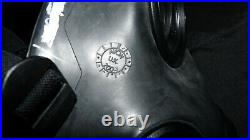 Genuine single port LEFT HANDED FM12 gas mask respirator. Size 2