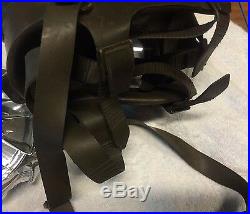 German M65 Drager Military Gas Mask Respirator (no filter) Authentic SHOWS WEAR