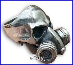 Gothic Gas Mask Respirator Skull Biker Rider 925 Silver Ring Heavy big