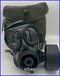 Great Condition British S10 Gas Mask Size 2 1989 NBC Military Respirator