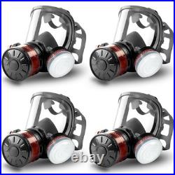 HANUU Gas Masks Survival Nuclear and Chemical, Gas Mask with 40mm Activated C
