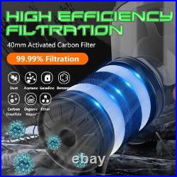 HANUU Gas Masks Survival Nuclear and Chemical, Gas Mask with 40mm Activated C