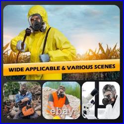 HANUU Gas Masks Survival Nuclear and Chemical, Gas Mask with 40mm Activated C