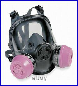 HONEYWELL 5400 Series Full Face Respirator Gas Mask 54001 Med / Large & FILTERS