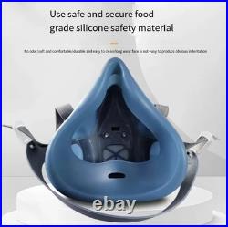 Half Face Respirator Painting Spraying Gas Mask For 7502 Silicone Safety Protect