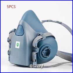 Half Face Respirator Painting Spraying Gas Mask For 7502 Silicone Safety Protect