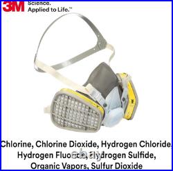 Half Facepiece Disposable Respirator Assembly 5303, Organic Vapor/Acid Gas, Lar