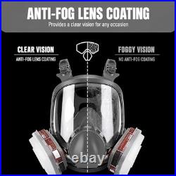 Half Facepiece Respirator with Goggle for Dust, Vapors, Painting, Sanding