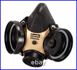 Half-Mask Respirator, Large Size, SoftFeel Harness, Twin-Port, Reusable Gas Mask
