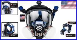 Heavy Duty Air Purifying Full Face Respirator Mask for Industrial Use PT-100