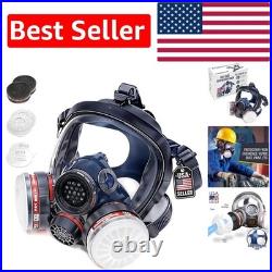Heavy Duty Full Face Respirator Anti-Fog Lens & Reliable Chemical Protection