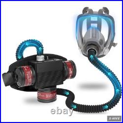 High-Efficiency PAPR Respirator with 3 Filters for Welding & Chemical Use
