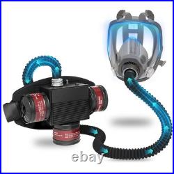 High-Efficiency PAPR Respirator with 3 Filters for Welding & Chemical Use