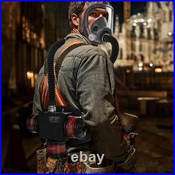 High-Efficiency PAPR Respirator with 3 Filters for Welding & Chemical Use