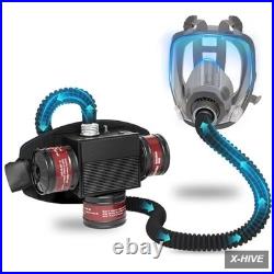 High-Efficiency PAPR Respirator with 3 Filters for Welding & Chemical Use