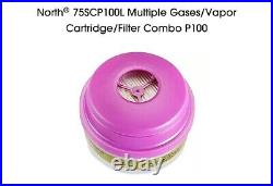 Honeywell North 75scp1ool Gas/vapor Cartridge Mask Respirator Filters 12 Pairs