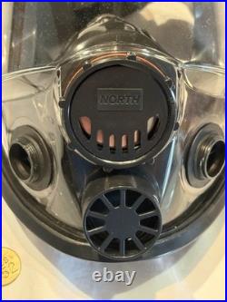 Honeywell North 76008A Full Face Respirator Gas Mask Size M/L? NEW with 2 Filters