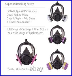 Honeywell North RU6500 Full Face Respirator- RU65001L Gas Mask