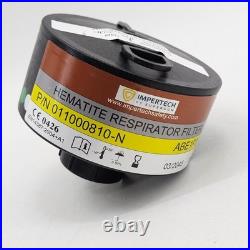 Impertech 011000810-N CBRN Filter 40mm Hematite Respirator Gas Mask Cartridge