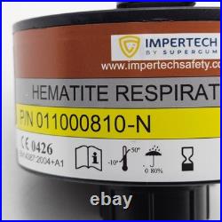 Impertech 011000810-N CBRN Filter 40mm Hematite Respirator Gas Mask Cartridge Impertech 011000810-N CBRN Filter 40mm Hematite Respirator Gas Mask Cartridge