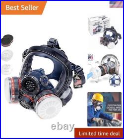 Industrial Full Face Organic Vapor Respirator Anti-Fog Protection & Comfort