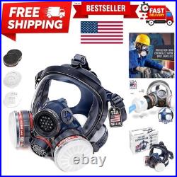 Industrial Grade Full Face Respirator Optimal Safety for Welding & Painting