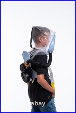 Infant & Newborn Gas Mask Hood Kit Ages 0-8 Powered Air Respirator Quartz