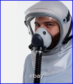 Israeli Gas Mask PAPR Hood System Beard & Glasses Friendly Positive Pressure