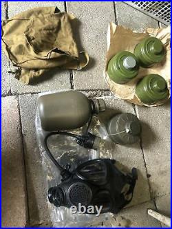 Israeli M15 Gas Mask Respirator Survival Prep Carry Bag NATO Filters 40mm NBC