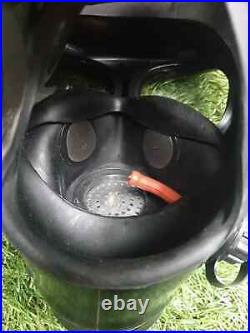 Italian M90 NBC Respirator Gas Mask GASMASK Filter Haversack Drinking Straw Cap